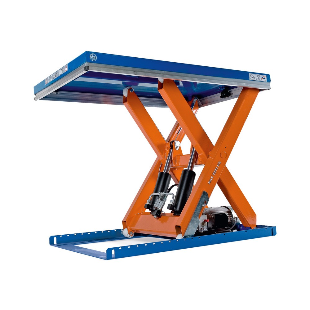 EdmoLift® Scheren-Hubtisch T-Serie, TK 2.000 kg, Plattform à 1.500 x 1.200 mm