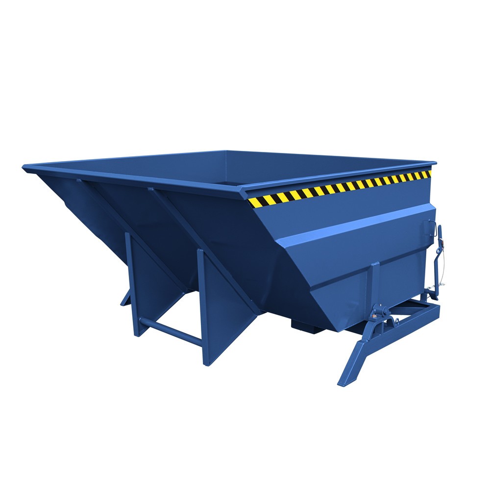 Eichinger® Kippbehälter extragroß und massiv, 2500 kg, 5000 Liter, enzianblau