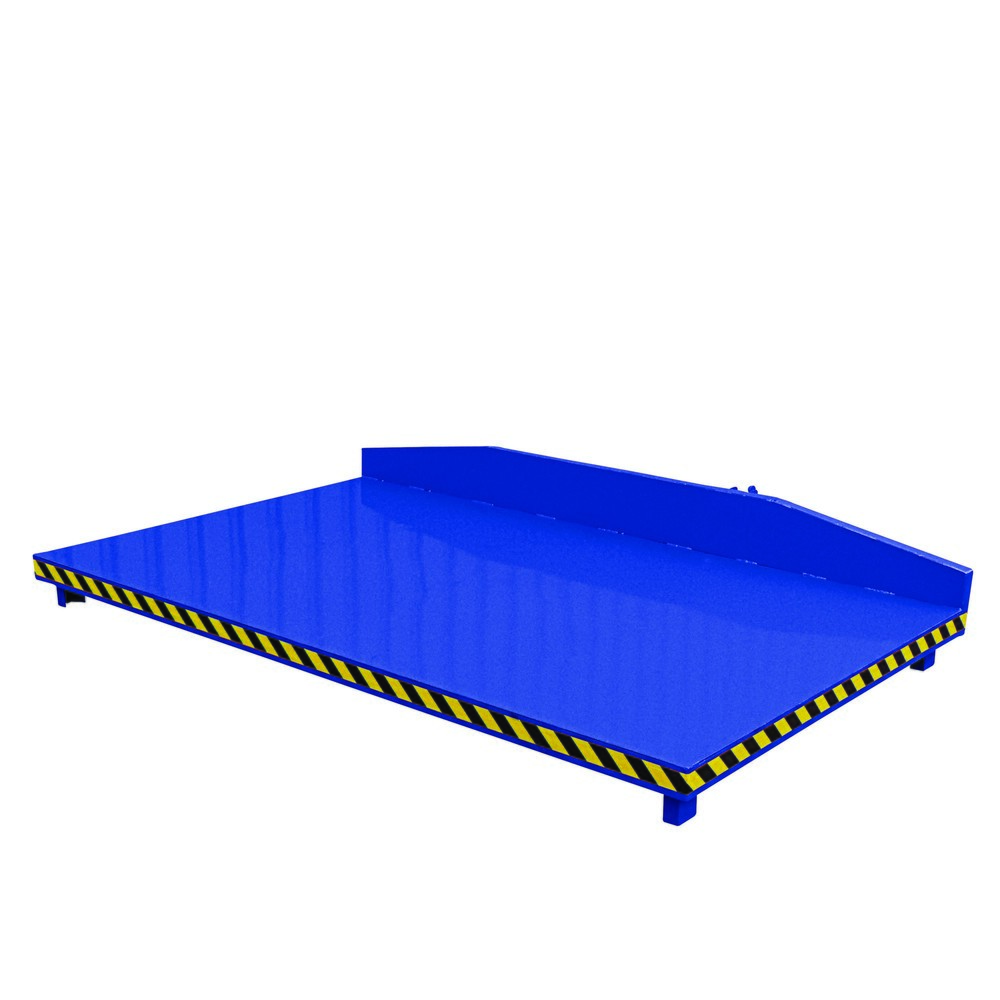 Eichinger® Sammelplattform, LxB 2500x1790 mm, enzianblau