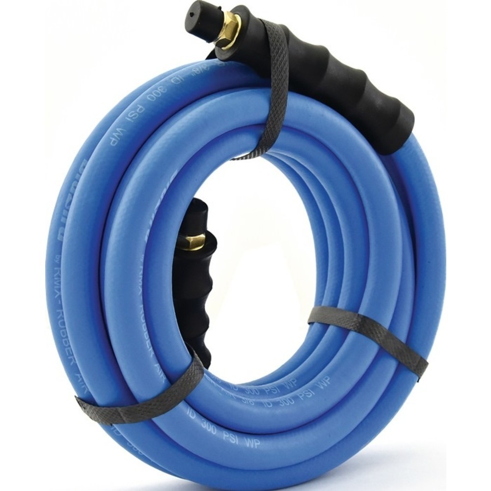 EWO Druckluftschlauch flextrem BluBird, Länge 10 m blau, Innen-Ø 9,5 mm Außen-Ø 15,5 mm, G 3/8 ″