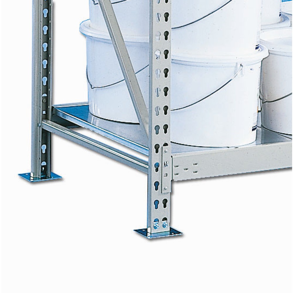 Fachboden für META Weitspannregal, mit Stahlpaneelen, FL 600 kg, BxT 1.800 x 800 mm