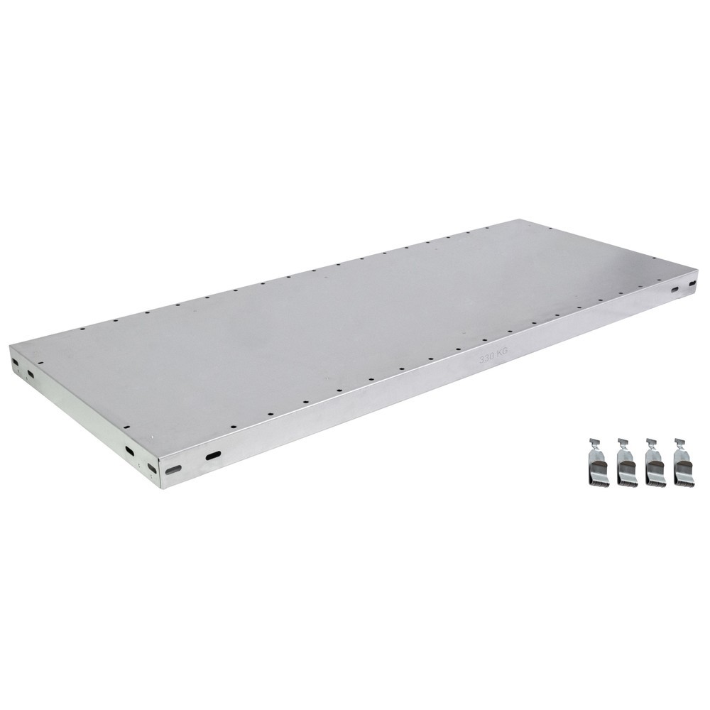 Produktabbildung: Fachboden, verzinkt, für SCHULTE Fachbodenregal Steckmontage, FL 330 kg, BxT 1.000 x 800 mm