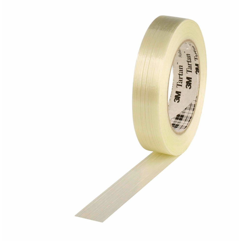 Produktabbildung: Filament-Klebeband für Gefahrgutverpackungen, längsverstärkt, BxL 25 mm x 50 lfm, 12 Stk/VE