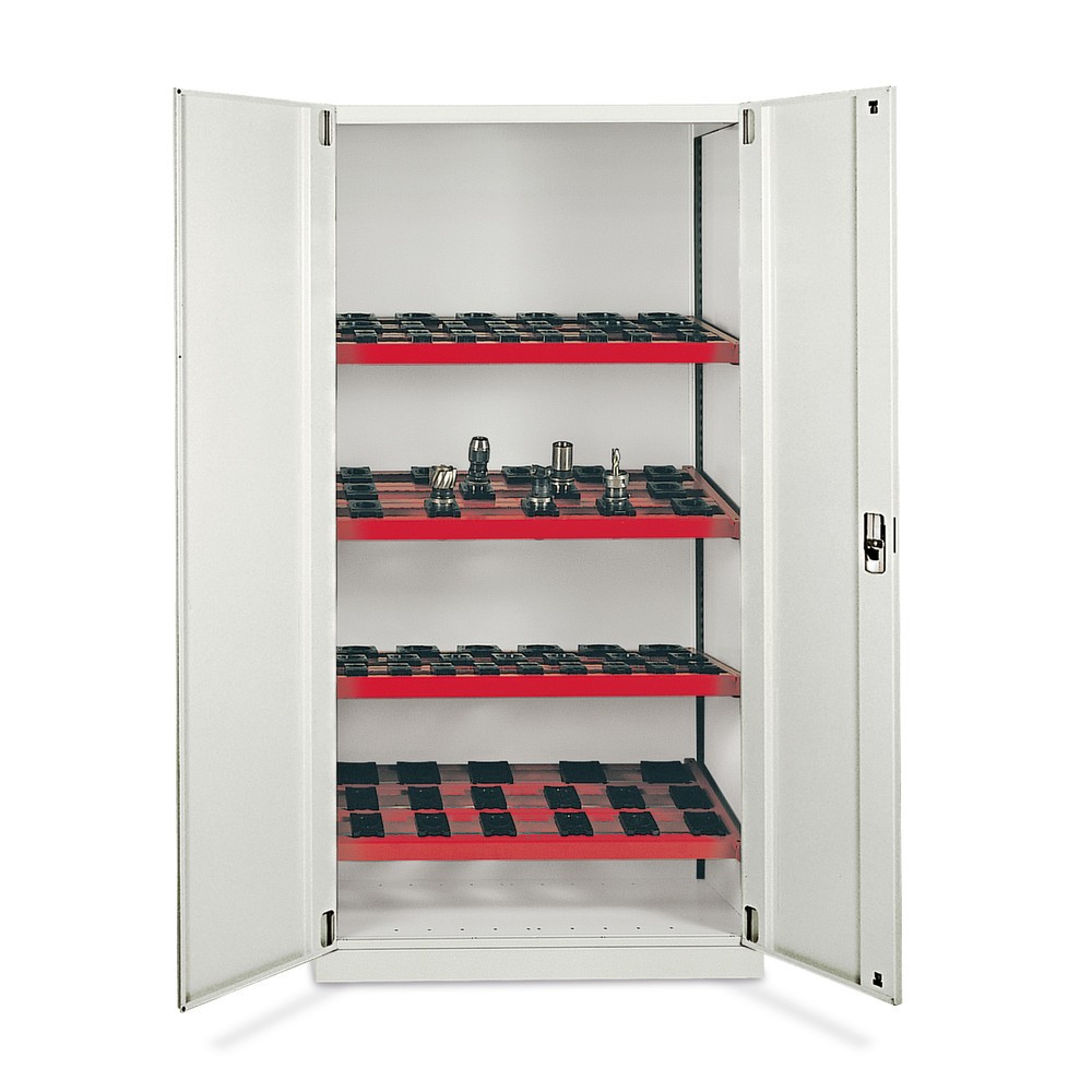 Flügeltürschrank für CNC-Werkzeuge, HxBxT 1.950 x 1.002 x 540 mm, enzianblau