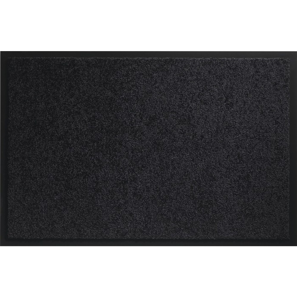 Fußmatte waschbar, L600xB900xS8mm, schwarz Polyamid