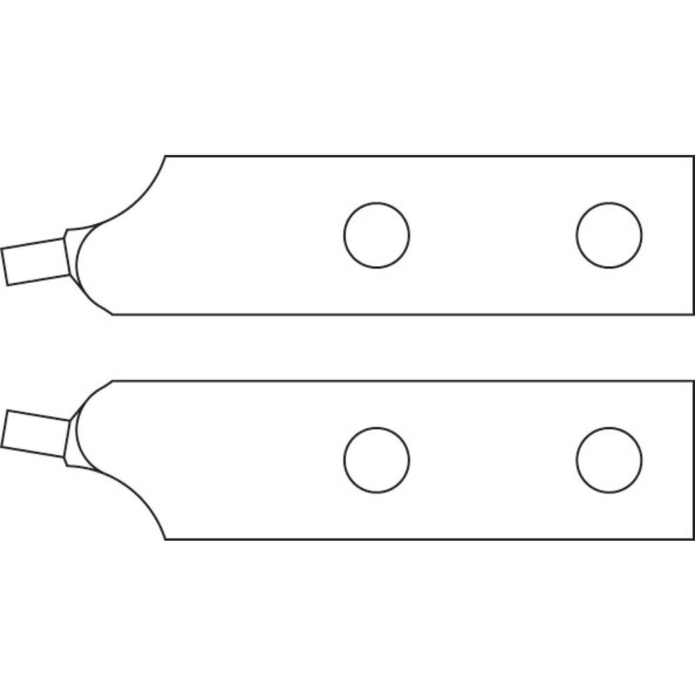 GEDORE Ersatzspitzen-Paar gewinkelt d 4,5 mm E-8000 J 61