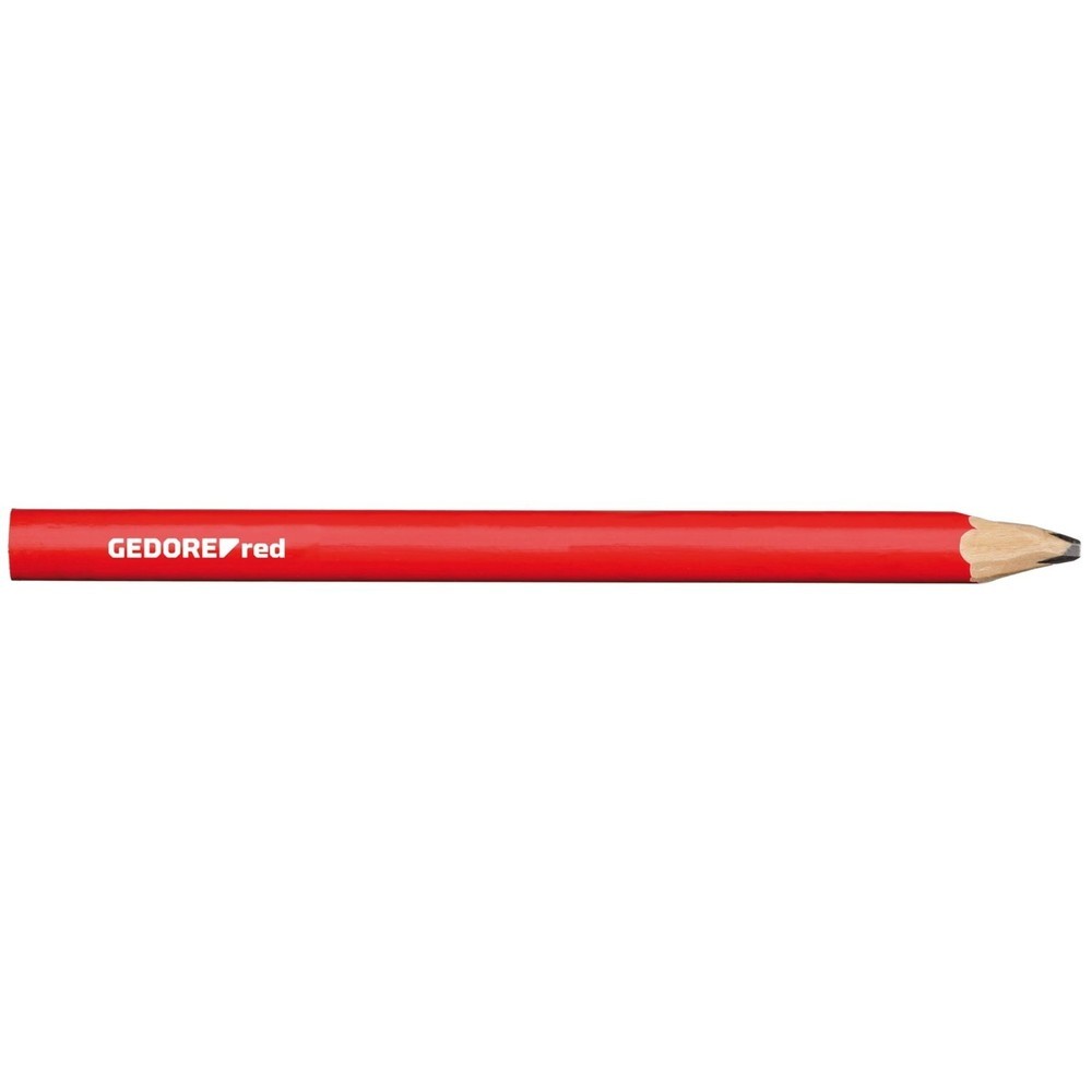 GEDORE red Handw.Bleistift L.175mm oval rot 12 Stk. R90950012