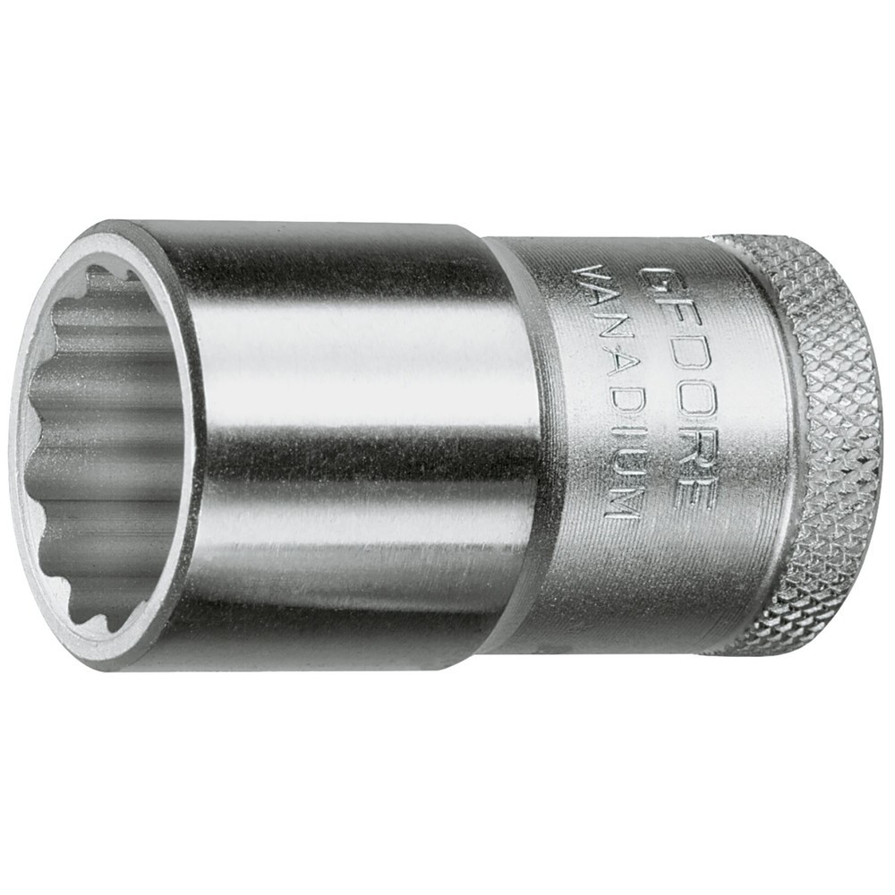 Produktabbildung: GEDORE Steckschlüsseleinsatz 1/2" 12-kant 7/16W D 19 7/16W