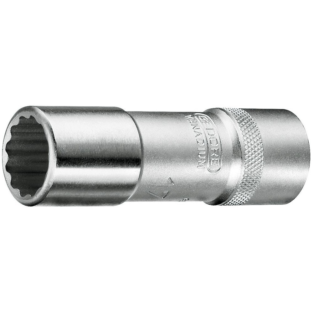 Produktabbildung: GEDORE Steckschlüsseleinsatz 1/2", lang UD-Profil 9/16" D 19 L 9/16AF