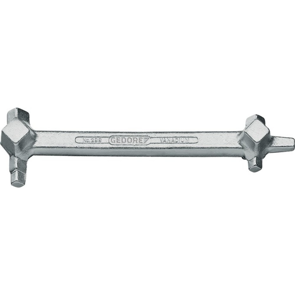 GEDORE Zapfenschlüssel 299, Länge 220 mm, VK 8,7 - 13 mm VK Kronen 6,8 - 19 mm