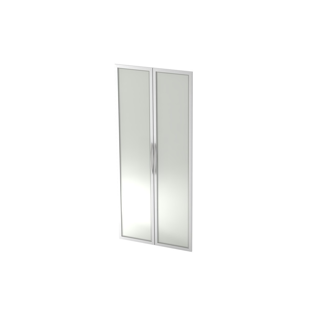 Glastüren für Aktenregal Akzent, für 5 Ordnerhöhen, 80 x 1,6 x 184 cm