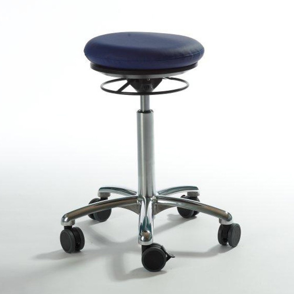 Produktabbildung: Global Stole A/S Hocker Pilates, Kunstledersitz, Sitzhöhe 540-730 mm, blau