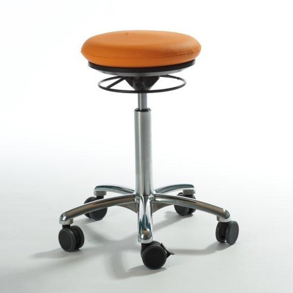 Global Stole A/S Hocker Pilates, Kunstledersitz, Sitzhöhe 540-730 mm, orange