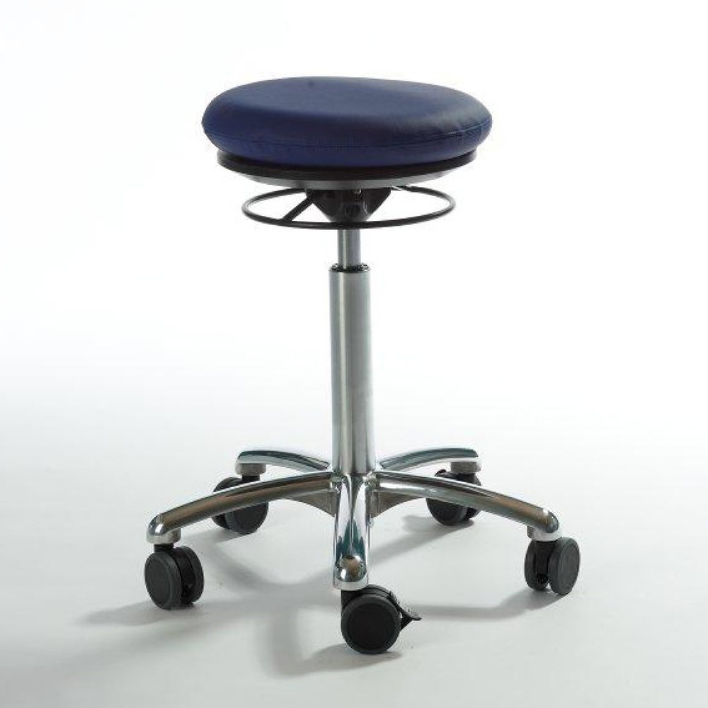 Global Stole A/S Hocker Pilates, Kunstledersitz, Sitzhöhe 540-730 mm, blau