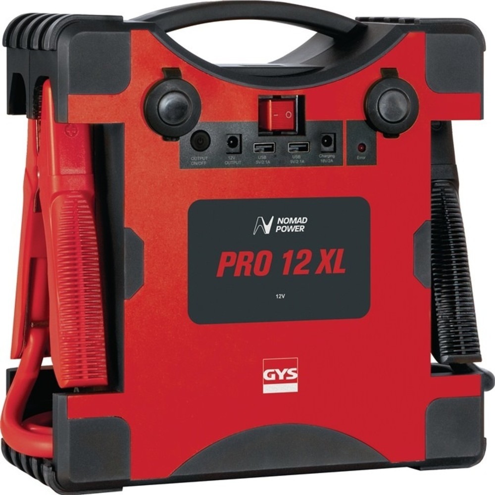 GYS Lithium Booster NOMAD POWER PRO 12 XL, Ladespannung 12 V, Startstrom 1000 A