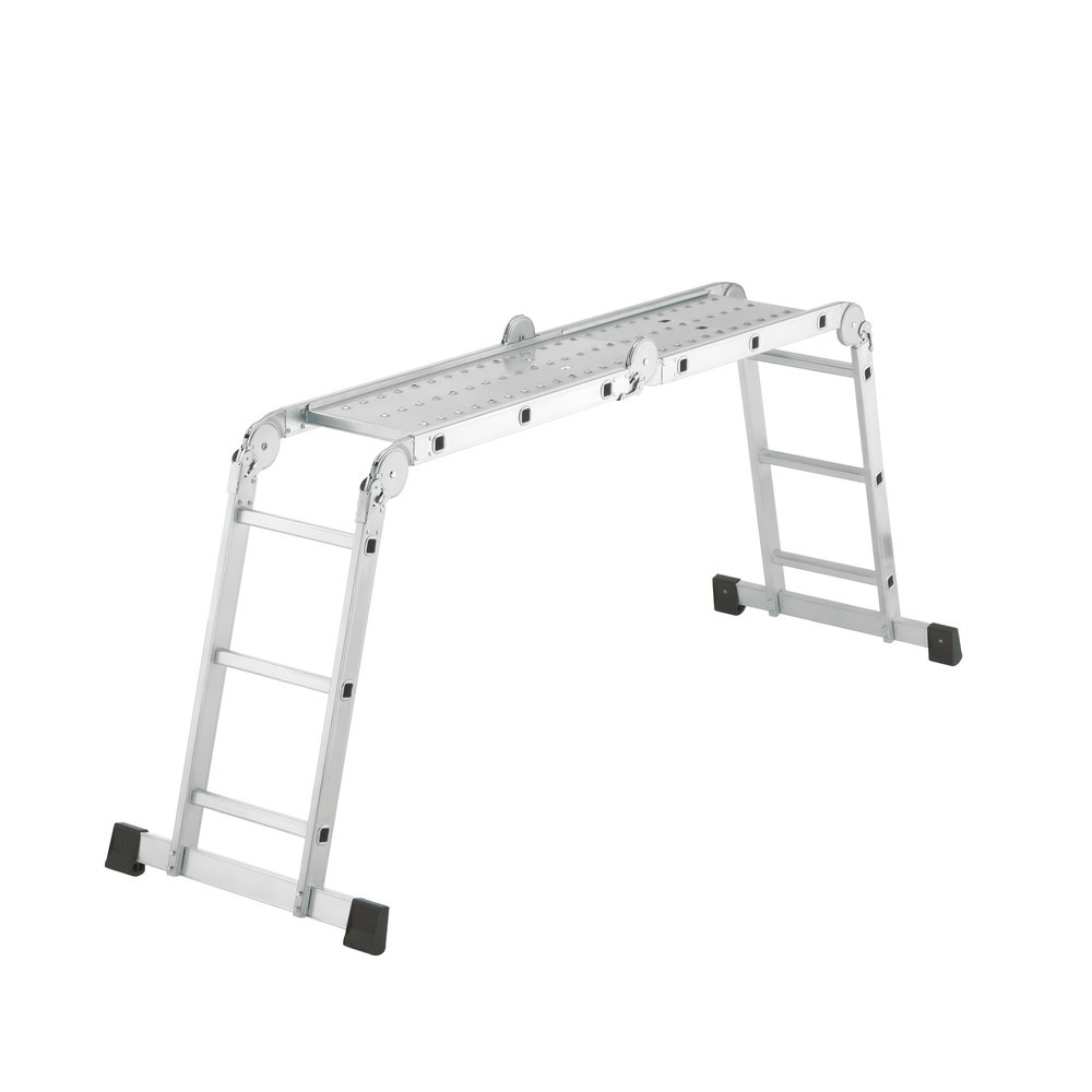 Produktabbildung: Hailo M60, Aluminium-Universalleiter, 4x3 Sprossen