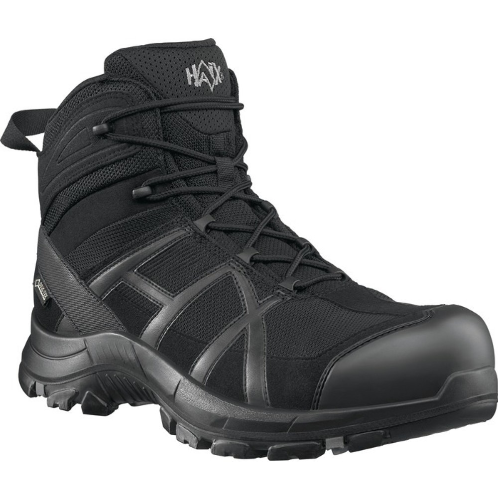 HAiX® Sicherheitsstiefel BE 40 mid, Größe 9,5(44) schwarz, S3 HRO HI CI WR SRC ESD