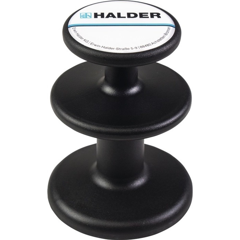 HALDER Magnethalter, Ø 65 mm schwarz