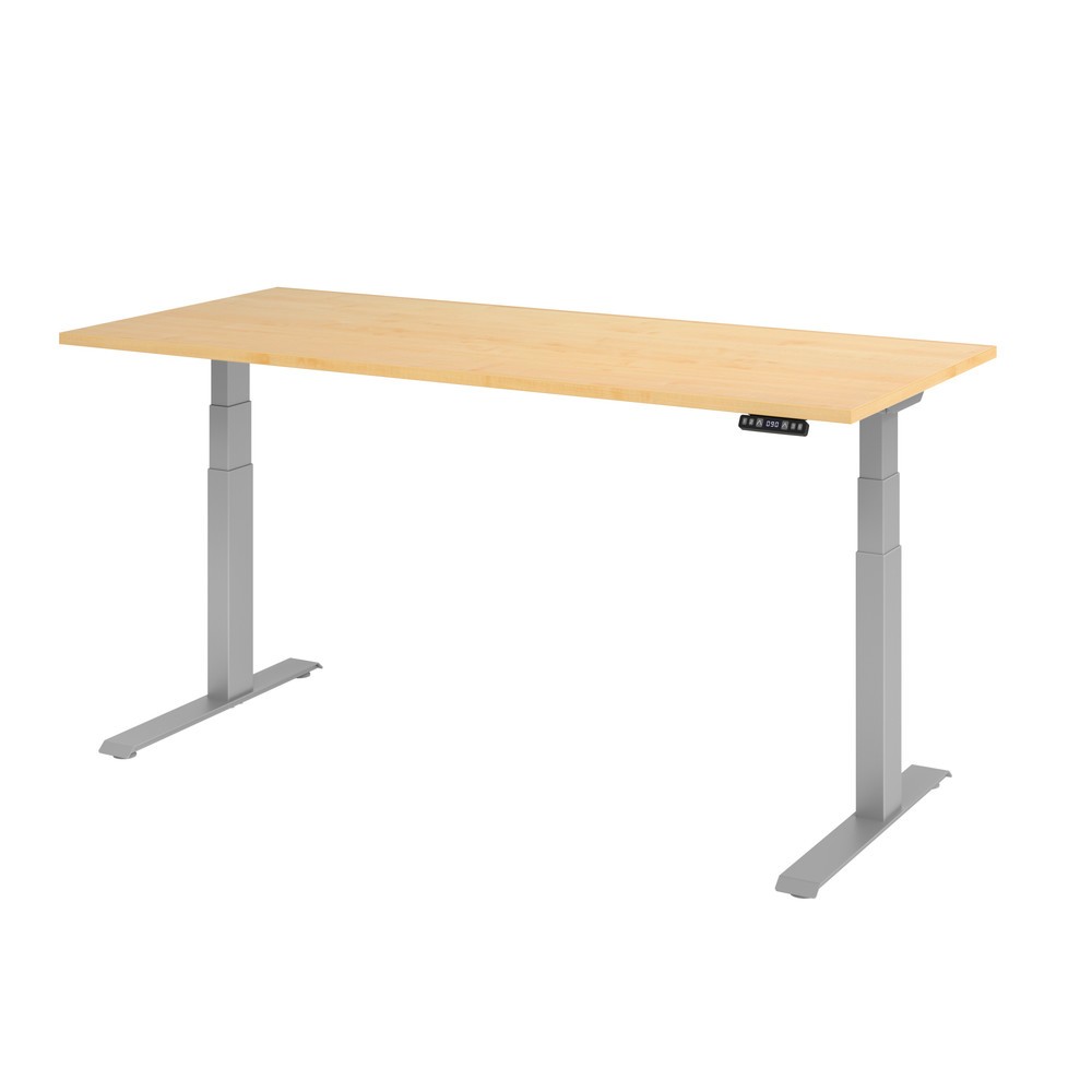 Hammerbacher Sitz-Steh-Schreibtisch el.180x80cm Ahorn