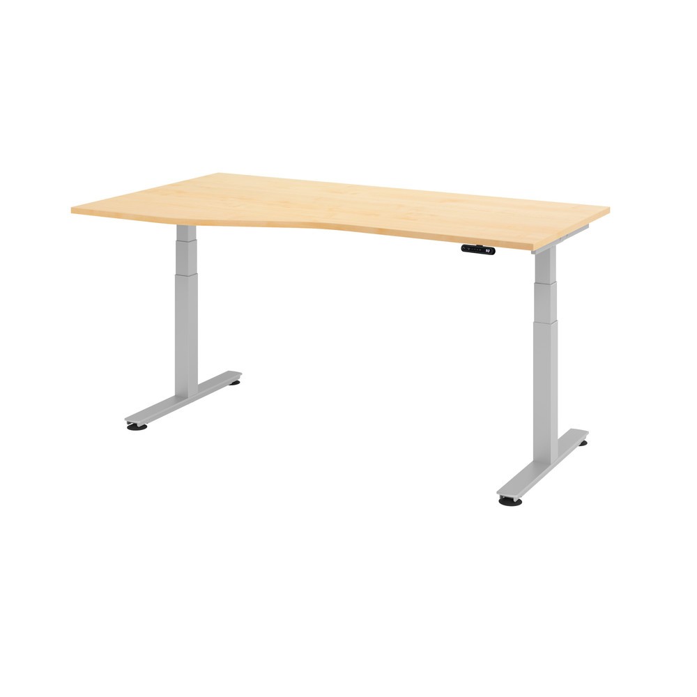 Hammerbacher Sitz-Steh-Schreibtisch el.180x100/80 cm Ahorn