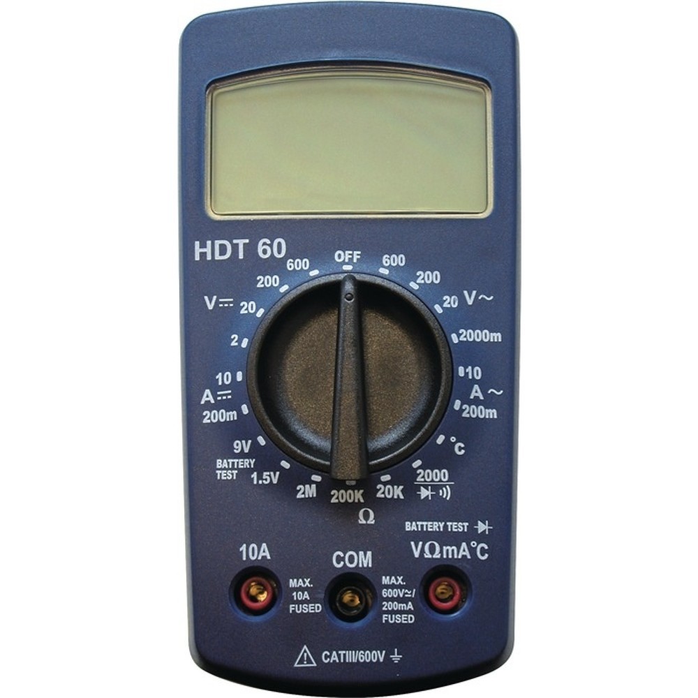 HDT Multimeter 60 2-600 V AC/DC HDT
