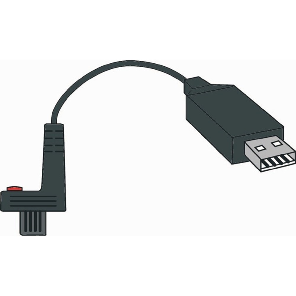 HELIOS PREISSER Datenkabel DIGI-MET®, passend zu Data-Variable, USB, Länge 2 m