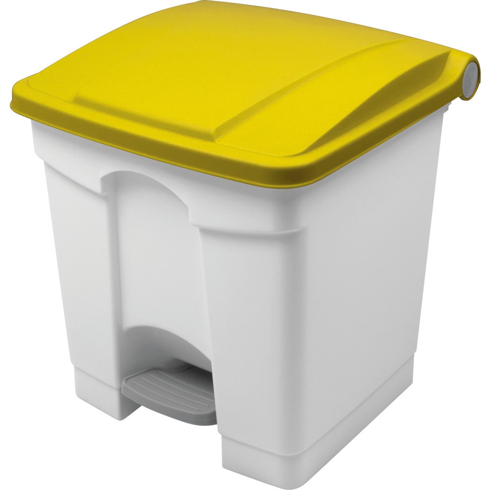 helit Tret-Abfallbehälter "the step“, 30 Liter, gelb