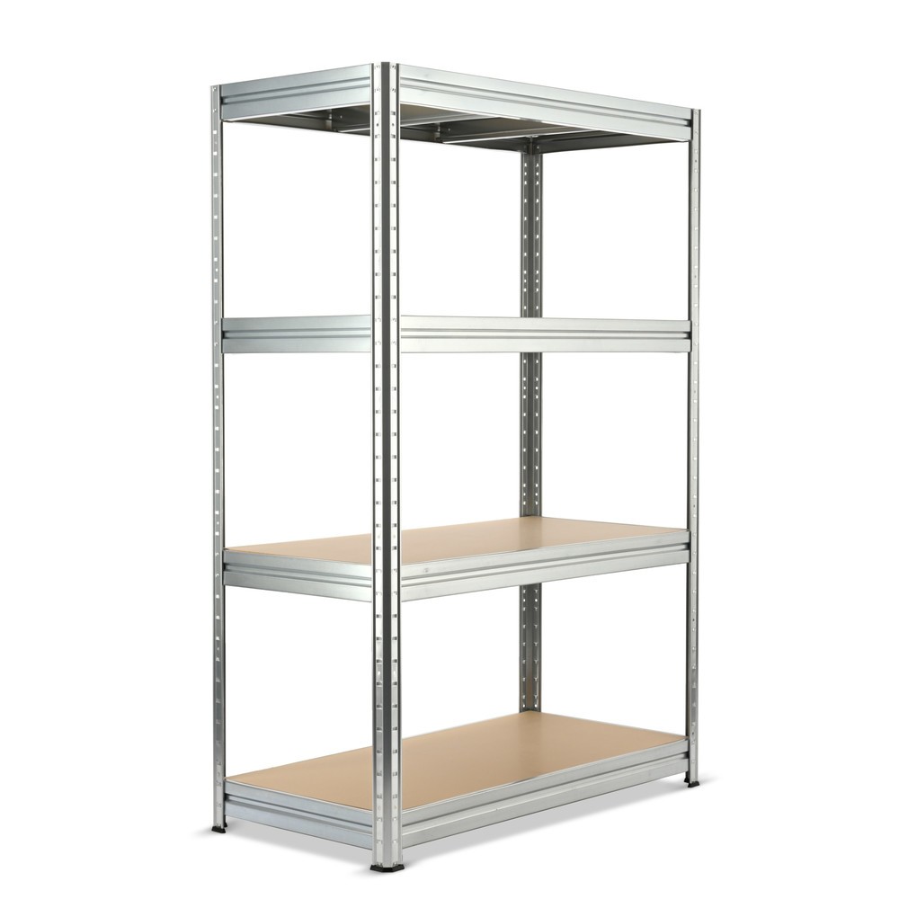 Produktabbildung: HEMMDAL Fachbodenregal galvanisiert, Fachlast 600 kg, HxBxT 1.770 x 1.200 x 600 mm