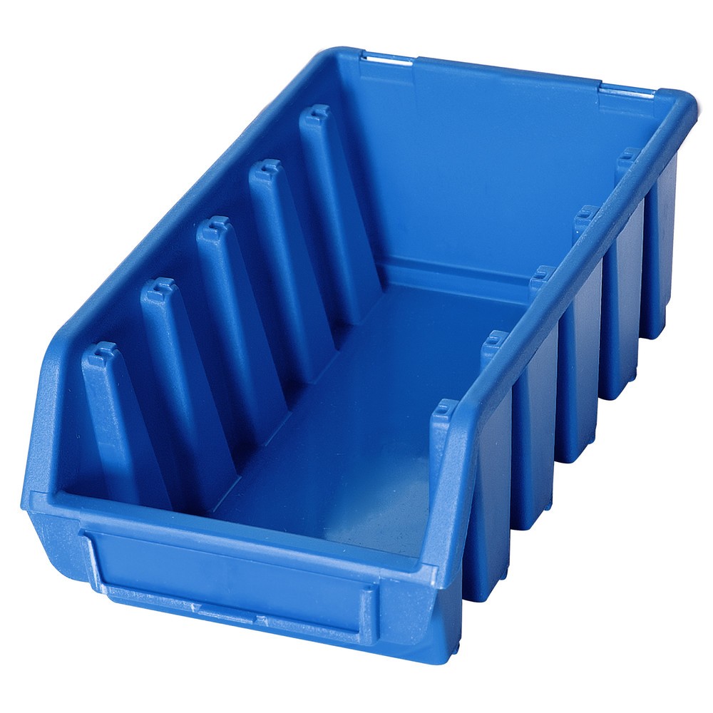 HEMMDAL Sichtlagerkasten-Set L, HxBxT 75 x 116 x 212 mm, blau, 24 Stk/VE