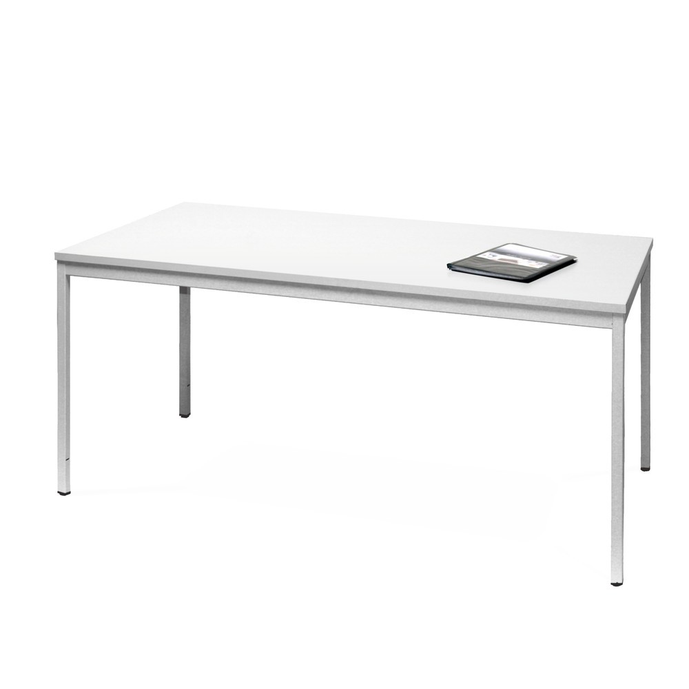HEMMDAL Stahlrohr-Schreibtisch, BxT 800 x 800 mm