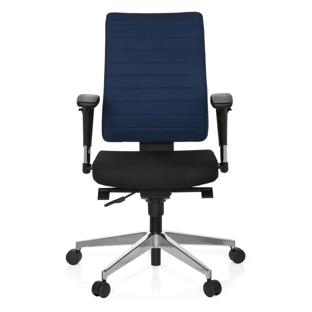 hjh OFFICE Bürostuhl / Drehstuhl PRO-TEC 350 Stoff, schwarz/blau