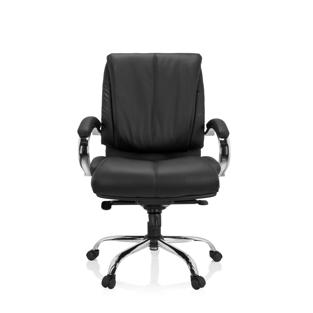 Produktabbildung: hjh OFFICE Bürostuhl / Chefsessel XXL H 100 PU, schwarz