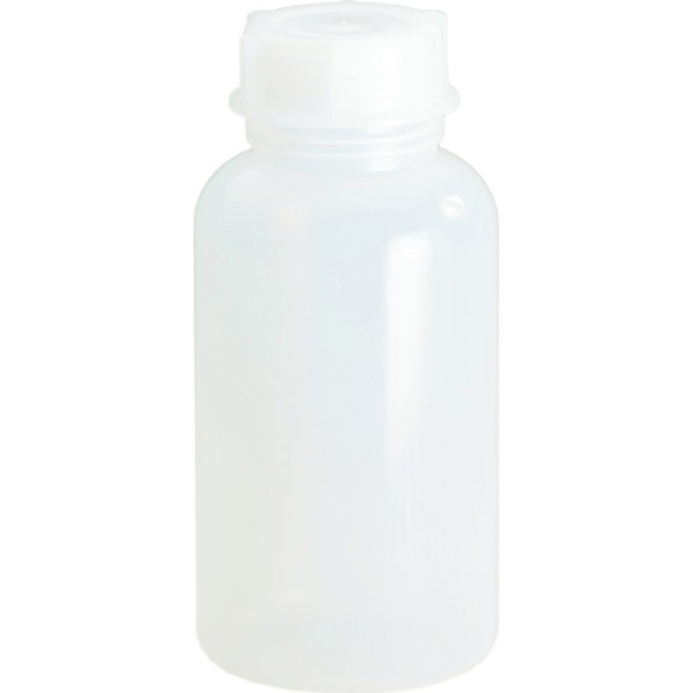 HÜNERSDORFF Weithalsflasche, Gesamthöhe 205 mm Gesamt-Durchmesser 95 mm, Polyethylen (LDPE) naturfarben