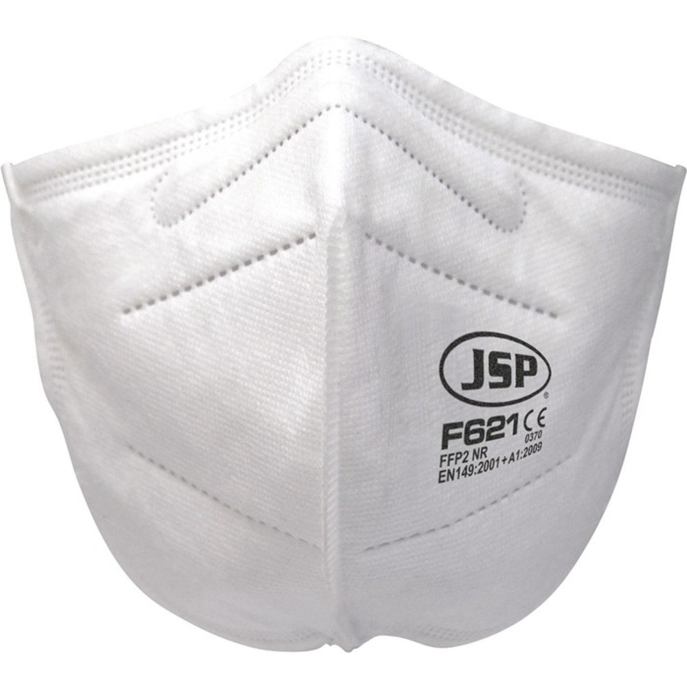 JSP Atemschutzmaske JSP F621, ohne Ausatemventil, faltbar, FFP2