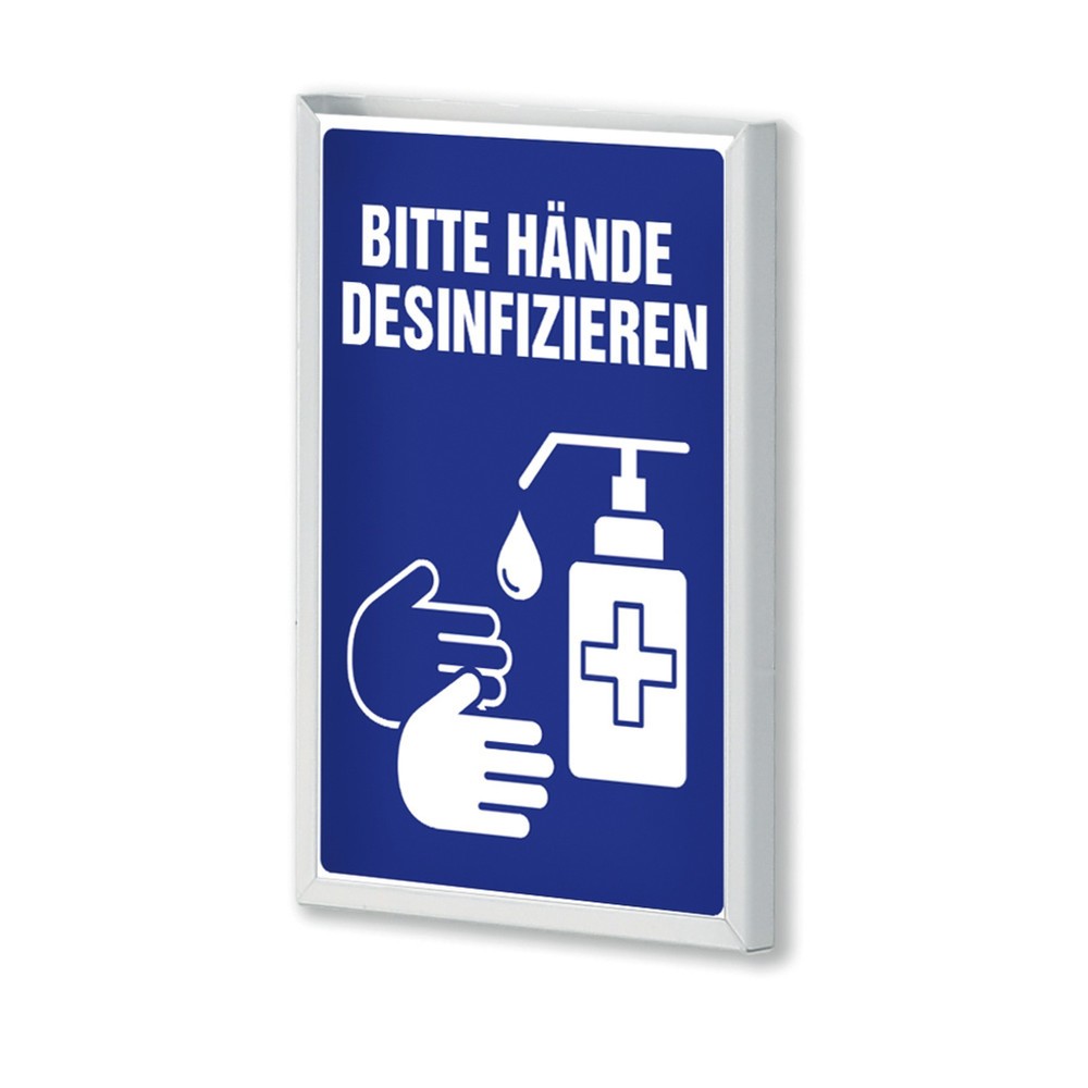 Kappes RasterPlan® Werkzeughalter, Hinweisschild “Desinfektion”, DIN A4, HxB 310 x 220 mm