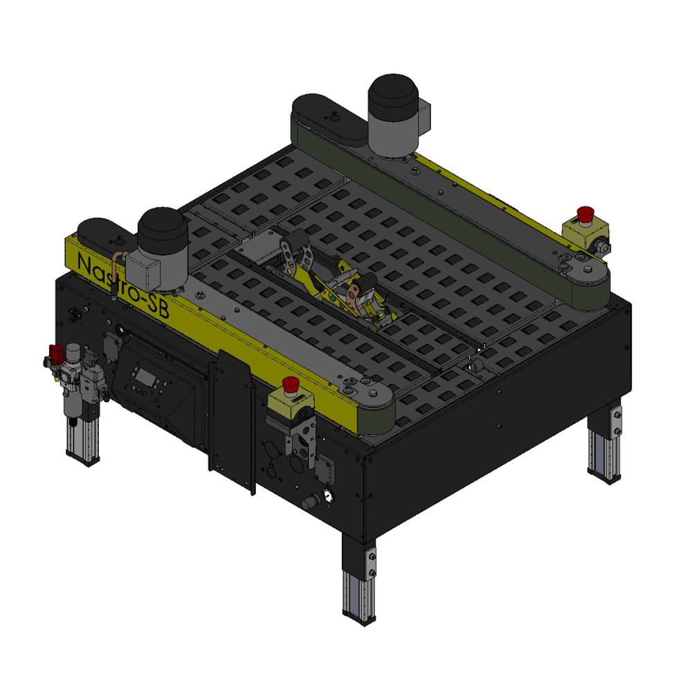Kartonverschlussmaschine NASTRO-SB™ R5-S-OB, mit 50 mm Verschlussaggregat, für Kartonmaße HxBxT 90 x 150-500 x 150 mm
