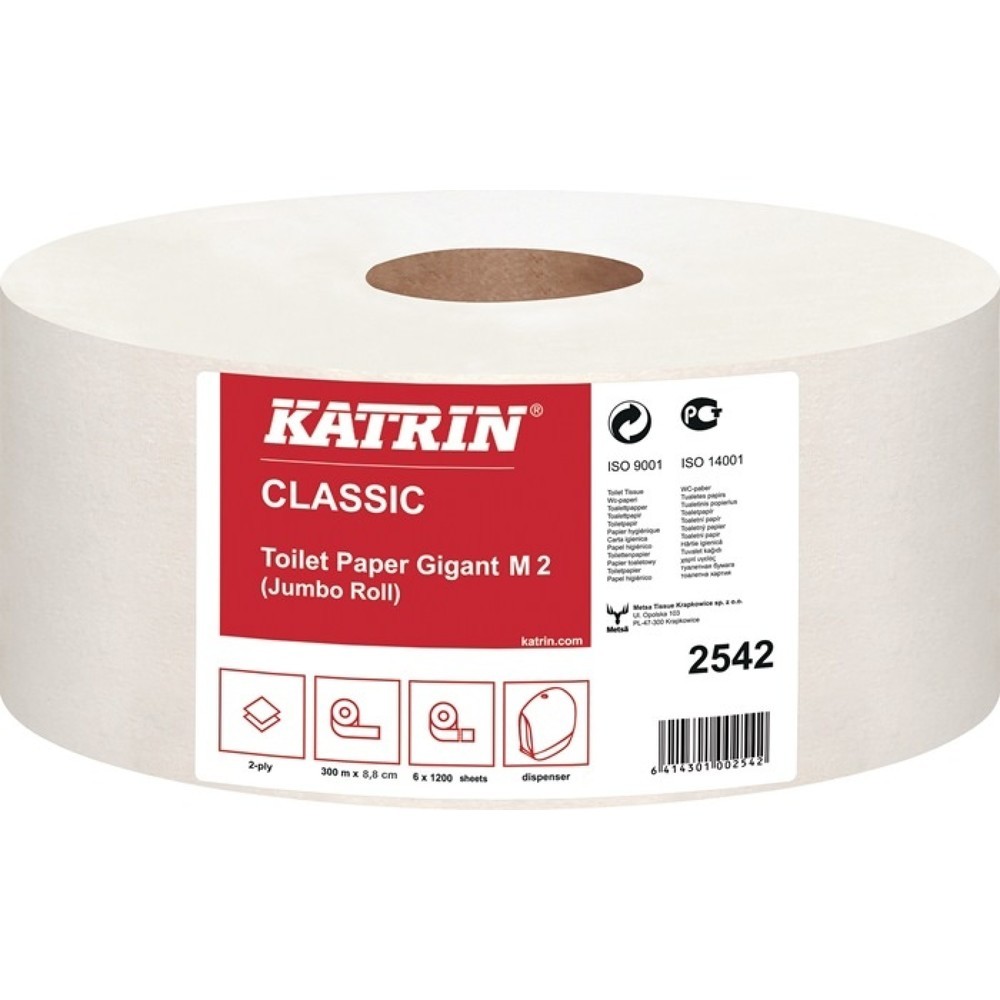 KATRIN Toilettenpapier Katrin Classic Gigant M2, 2-lagig