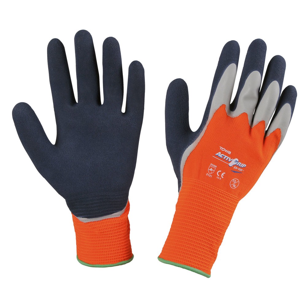 Keron Handschuh ActivGrip XA325 Gr.7-orange, doppelt Latex getaucht