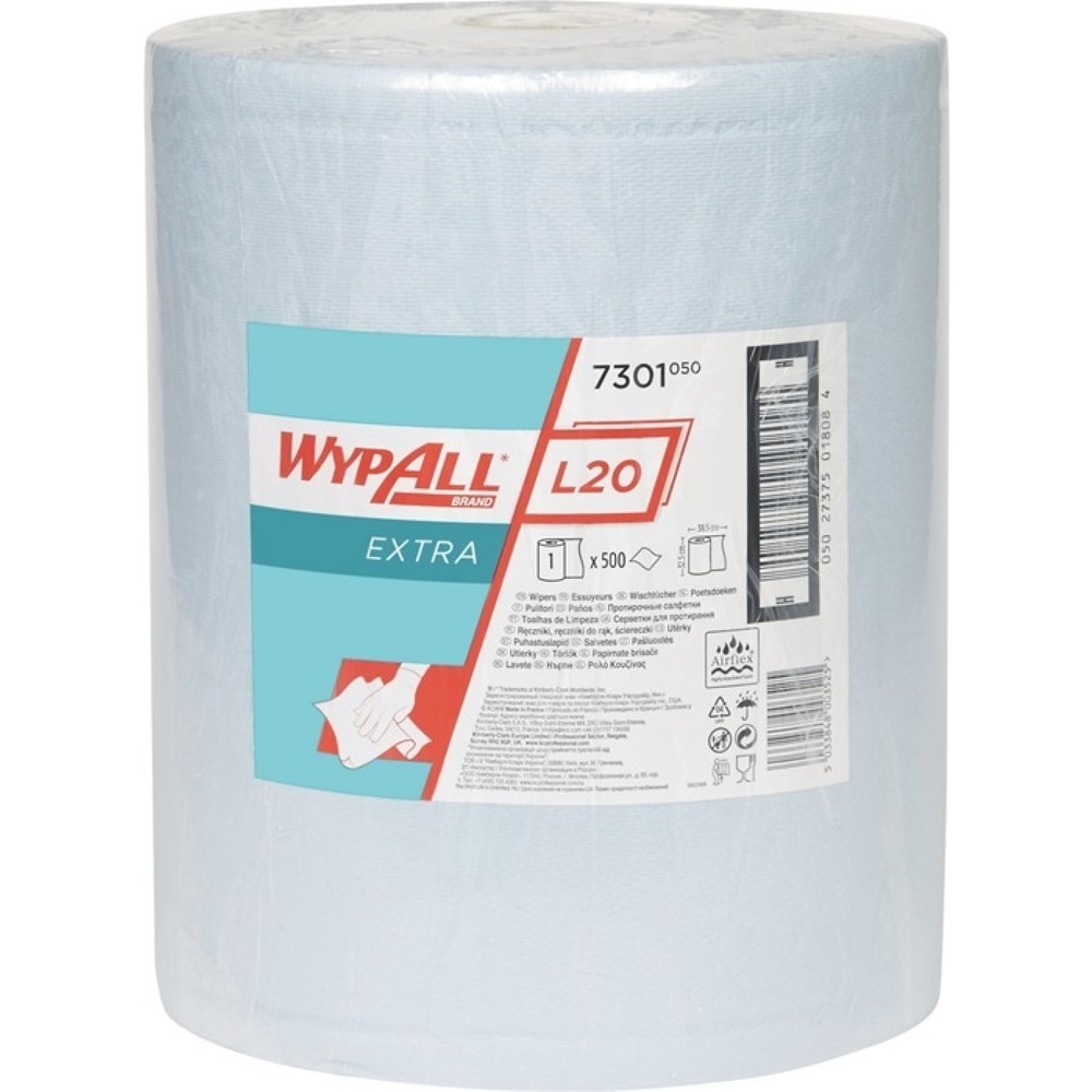 KIMBERLY-CLARK Wischtuch WYPALL L20 7301 L385xB325ca.mm