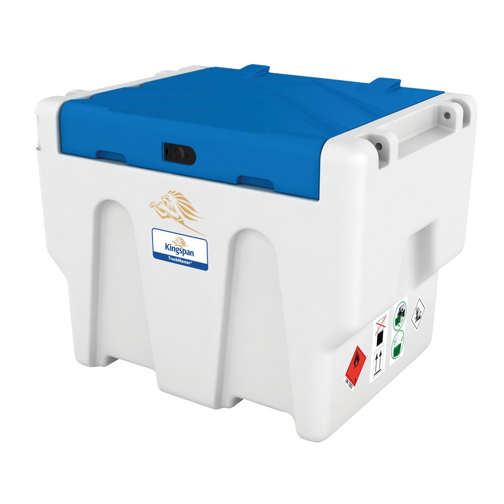 Kingspan® BlueTruckMaster®, AdBlue®-Tank, 12 V DC-Pumpe, 35 l/min, automatische Zapfpistole, 430 Liter