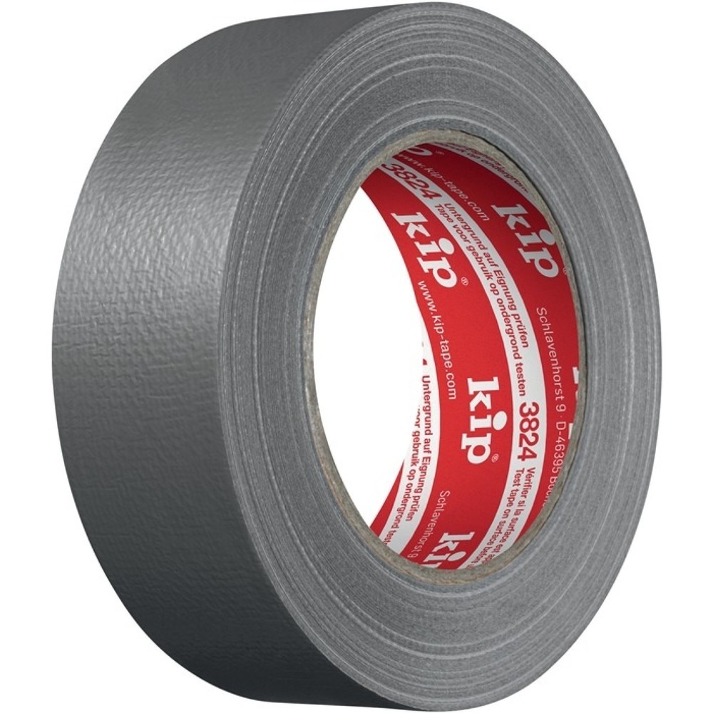 Kip Steinband 3824, silber, Länge 50 m Breite 38 mm