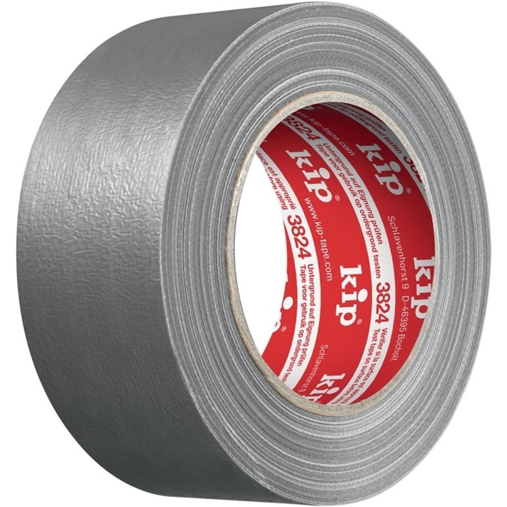 Kip Steinband 3824, silber, Länge 50 m Breite 50 mm