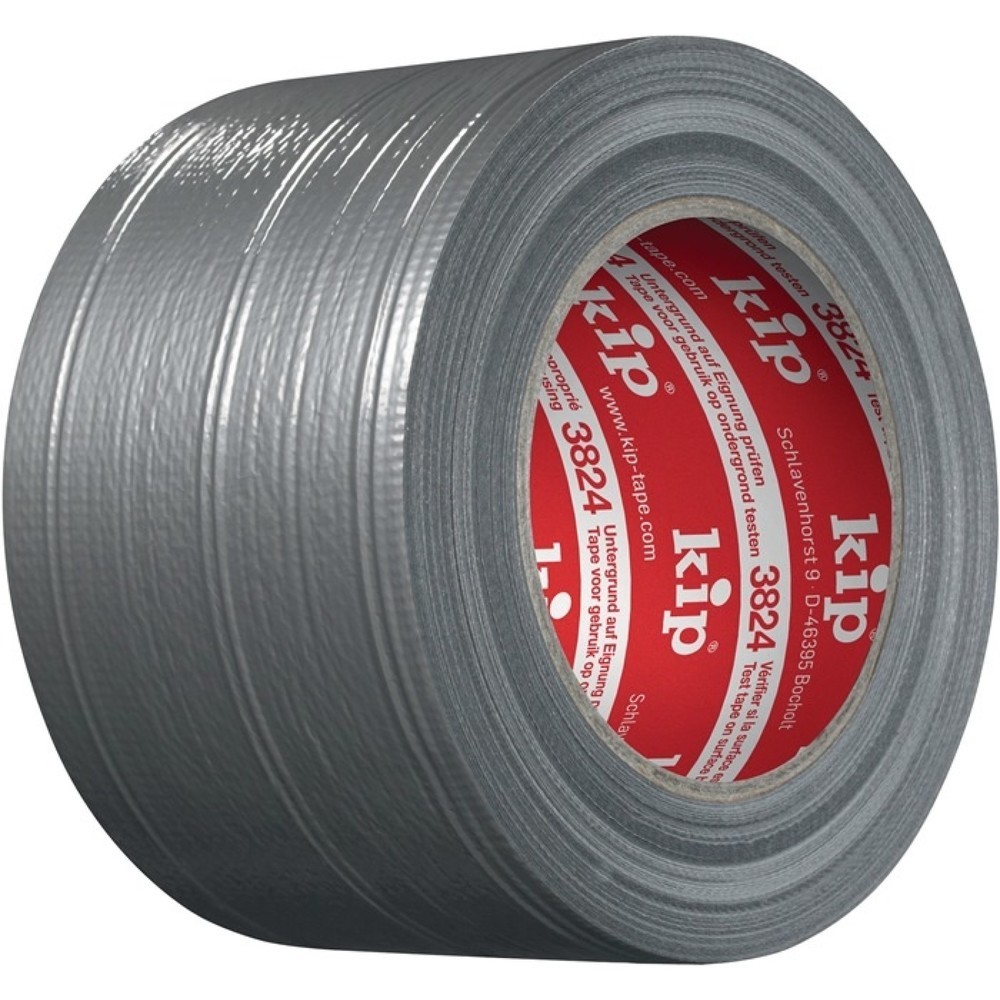 Kip Steinband 3824, silber, Länge 50 m Breite 75 mm