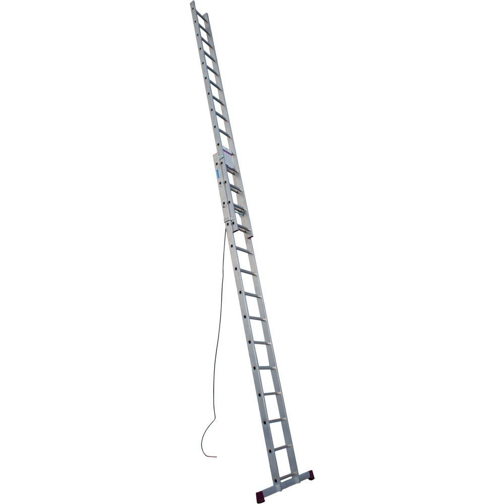 KRAUSE® CORDA Seilzug-Anlegeleiter, 2-teilig, Standhöhe 6,63 m