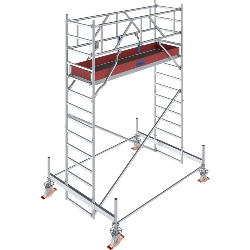 Produktabbildung: KRAUSE® STABILO Fahrgerüst S100, Feldlänge 2.500 mm, Arbeitshöhe 4.500 mm