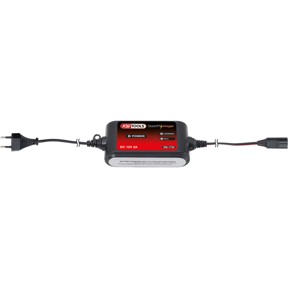 KS TOOLS 12V SMARTcharger Hochfrequenz-Batterieladegerät 2A