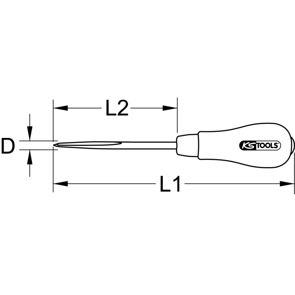 Produktabbildung: KS TOOLS Antreiber, 190mm