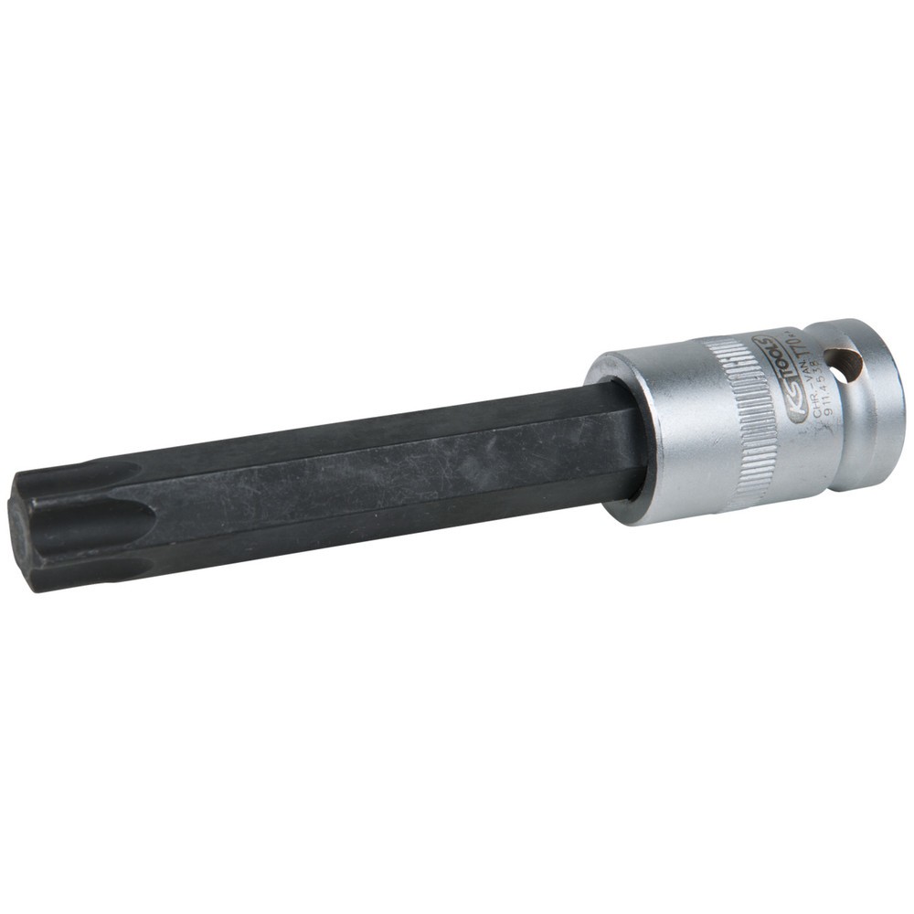 KS TOOLS 1/2" Bit-Stecknuss für Torx-Schrauben, T70, Länge 120 mm, phosphatiert