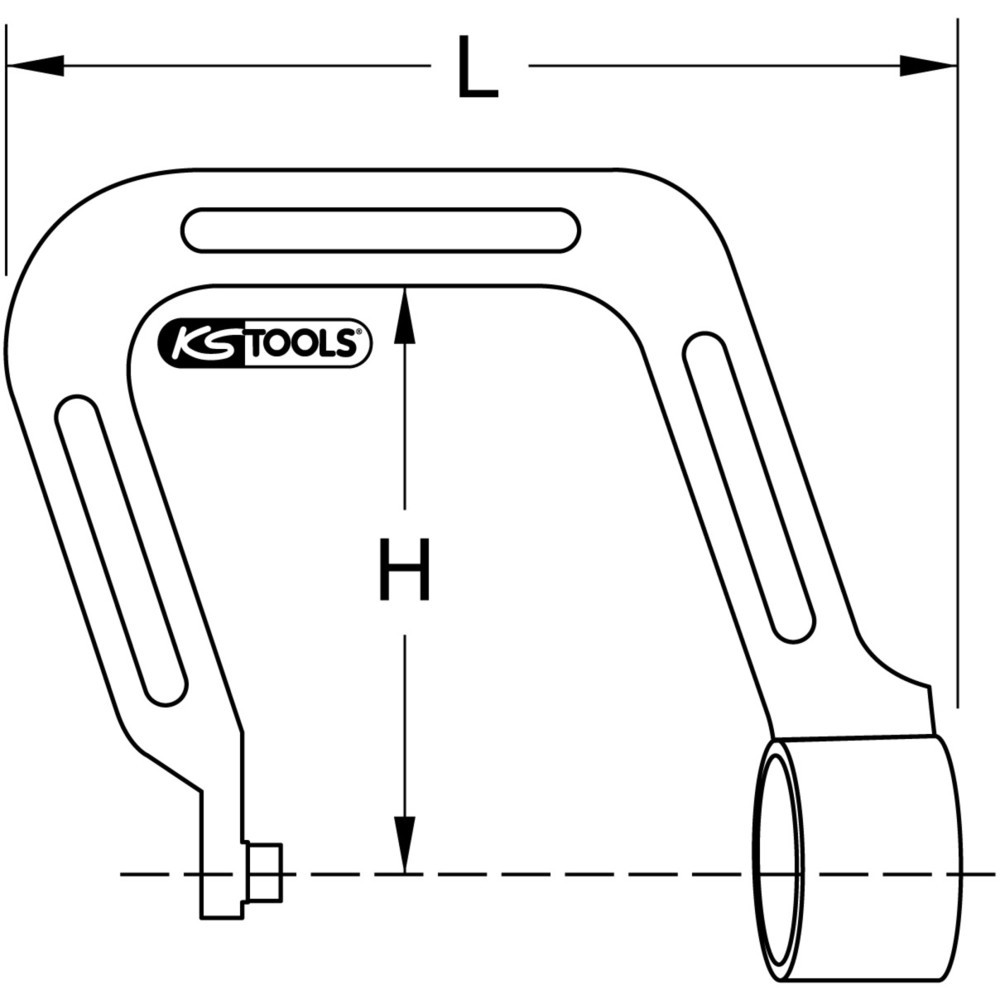 KS TOOLS Bügel, groß, für Fastdrill