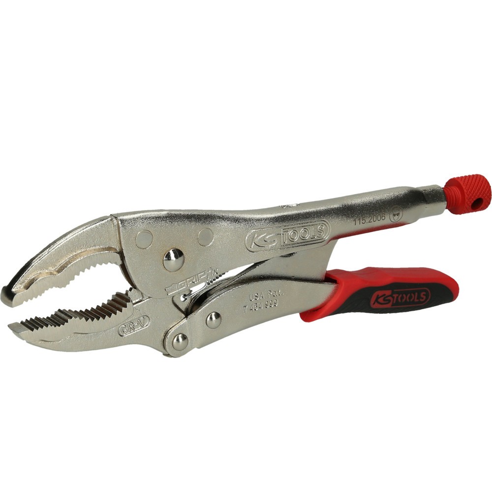 KS TOOLS Großmaul-Gripzange mit Easy-Release,65mm,L=230mm